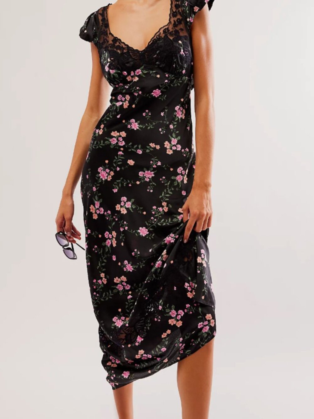 Free People Butterfly Babe Maxi Dress Small - Night Sky Combo